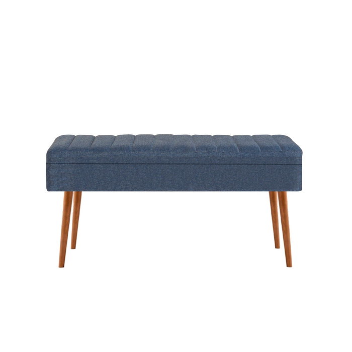 Hanah Home Banco 1048 - 1 Atlantic, Dark Blue 90x39x40 cm Pino Atlantico Melamina
